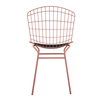 Manhattan Comfort Madeline Chair, Rose Pink Gold and Black 197AMC5